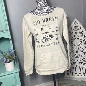 Elembee ‘The Dream Is Free’ Graphic Sweatshirt Size Large
